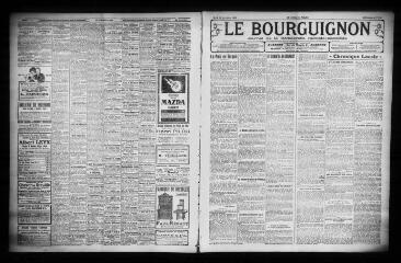3 vues - Le Bourguignon : journal de la démocratie radicale-socialiste, n° 269, mardi 21 novembre 1922 (ouvre la visionneuse)