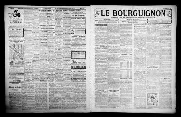 3 vues - Le Bourguignon : journal de la démocratie radicale-socialiste, n° 11, samedi 13 janvier 1923 (ouvre la visionneuse)