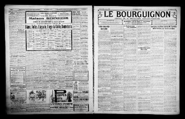3 vues - Le Bourguignon : journal de la démocratie radicale-socialiste, n° 16, vendredi 19 janvier 1923 (ouvre la visionneuse)