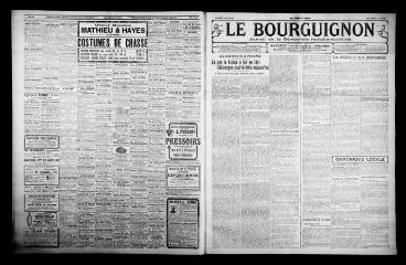 3 vues - Le Bourguignon : journal de la démocratie radicale-socialiste, n° 195, lundi 27 août 1923 (ouvre la visionneuse)