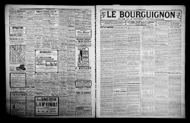 3 vues - Le Bourguignon : journal de la démocratie radicale-socialiste, n° 229, vendredi 5 octobre 1923 (ouvre la visionneuse)