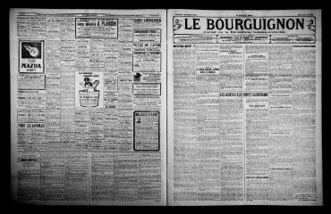 3 vues - Le Bourguignon : journal de la démocratie radicale-socialiste, n° 279, mercredi 5 décembre 1923 (ouvre la visionneuse)