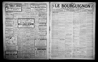 3 vues - Le Bourguignon : journal de la démocratie radicale-socialiste, n° 297, jeudi 27 décembre 1923 (ouvre la visionneuse)