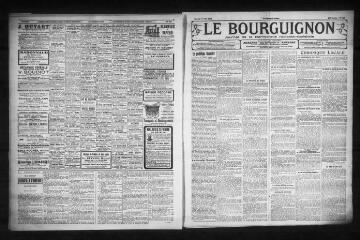 4 vues - Le Bourguignon : journal de la démocratie radicale-socialiste, n° 116, samedi 17 mai 1924 (ouvre la visionneuse)