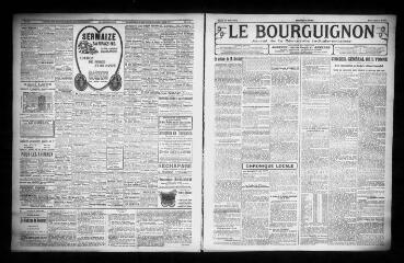 3 vues - Le Bourguignon : journal de la démocratie radicale-socialiste, n° 191, mardi 19 août 1924 (ouvre la visionneuse)