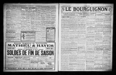 4 vues - Le Bourguignon : journal de la démocratie radicale-socialiste, n° 276, vendredi 28 novembre 1924 (ouvre la visionneuse)