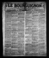 4 vues - Le Bourguignon : journal de la démocratie radicale-socialiste, n° 174, mardi 28 juillet 1925 (ouvre la visionneuse)