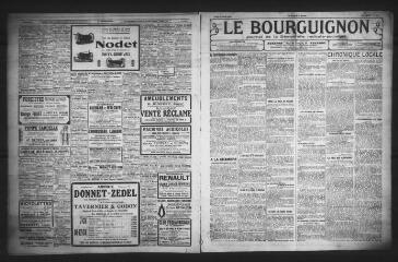 3 vues - Le Bourguignon : journal de la démocratie radicale-socialiste, n° 94, jeudi 22 avril 1926 (ouvre la visionneuse)