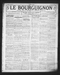 3 vues - Le Bourguignon : journal de la démocratie radicale-socialiste, n° 125, mardi 1er juin 1926 (ouvre la visionneuse)