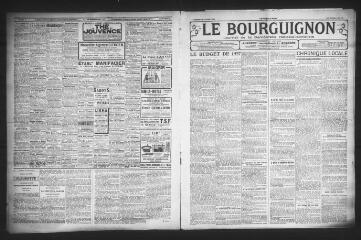 3 vues - Le Bourguignon : journal de la démocratie radicale-socialiste, n° 238, mercredi 13 octobre 1926 (ouvre la visionneuse)