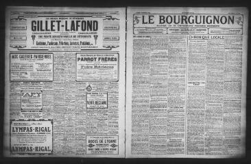 3 vues - Le Bourguignon : journal de la démocratie radicale-socialiste, n° 260, mardi 9 novembre 1926 (ouvre la visionneuse)