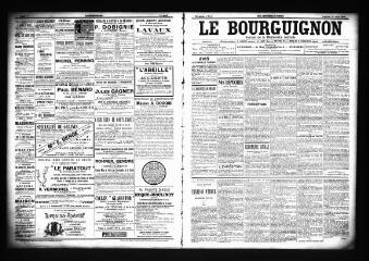 3 vues - Le Bourguignon : journal de la démocratie radicale, n° 93, vendredi 20 avril 1900 (ouvre la visionneuse)