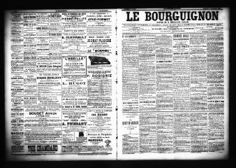 3 vues - Le Bourguignon : journal de la démocratie radicale, n° 223, vendredi 21 septembre 1900 (ouvre la visionneuse)