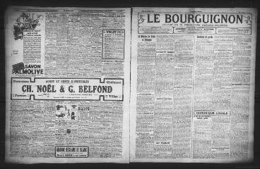 3 vues - Le Bourguignon : journal de la démocratie radicale-socialiste, n° 19, lundi 24 janvier 1927 (ouvre la visionneuse)