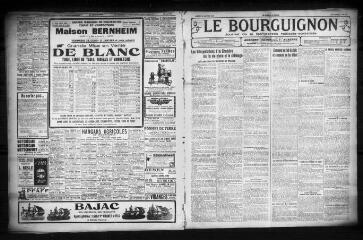 4 vues - Le Bourguignon : journal de la démocratie radicale-socialiste, n° 24, samedi 29 janvier 1927 (ouvre la visionneuse)