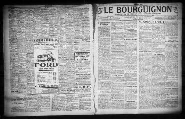 3 vues - Le Bourguignon : journal de la démocratie radicale-socialiste, n° 69, jeudi 24 mars 1927 (ouvre la visionneuse)