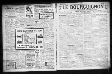 3 vues - Le Bourguignon : journal de la démocratie radicale-socialiste, n° 97, mercredi 27 avril 1927 (ouvre la visionneuse)