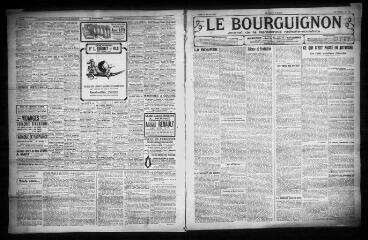 3 vues - Le Bourguignon : journal de la démocratie radicale-socialiste, n° 165, mardi 19 juillet 1927 (ouvre la visionneuse)