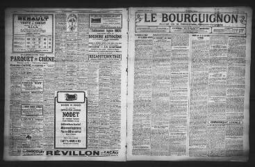3 vues - Le Bourguignon : journal de la démocratie radicale-socialiste, n° 232, vendredi 7 octobre 1927 (ouvre la visionneuse)