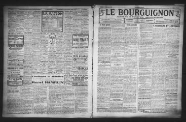 3 vues - Le Bourguignon : journal de la démocratie radicale-socialiste, n° 264, mercredi 16 novembre 1927 (ouvre la visionneuse)
