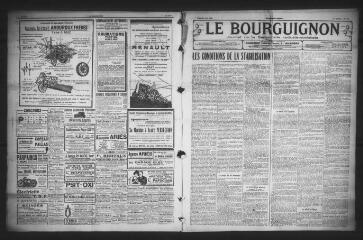 4 vues - Le Bourguignon : journal de la démocratie radicale-socialiste, n° 147, lundi 25 juin 1928 (ouvre la visionneuse)
