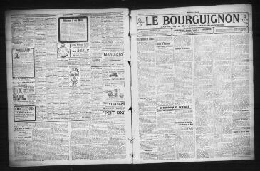 3 vues - Le Bourguignon : journal de la démocratie radicale-socialiste, n° 265, mercredi 14 novembre 1928 (ouvre la visionneuse)