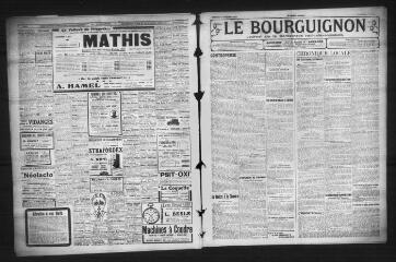3 vues - Le Bourguignon : journal de la démocratie radicale-socialiste, n° 271, mercredi 21 novembre 1928 (ouvre la visionneuse)