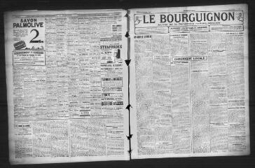 3 vues - Le Bourguignon : journal de la démocratie radicale-socialiste, n° 272, jeudi 22 novembre 1928 (ouvre la visionneuse)