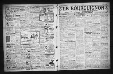 3 vues - Le Bourguignon : journal de la démocratie radicale-socialiste, n° 273, vendredi 23 novembre 1928 (ouvre la visionneuse)