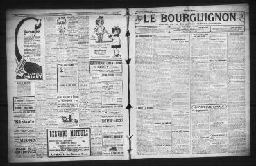 3 vues - Le Bourguignon : journal de la démocratie radicale-socialiste, n° 289, mercredi 12 décembre 1928 (ouvre la visionneuse)