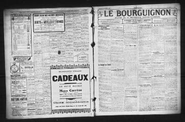 3 vues - Le Bourguignon : journal de la démocratie radicale-socialiste, n° 302, vendredi 28 décembre 1928 (ouvre la visionneuse)