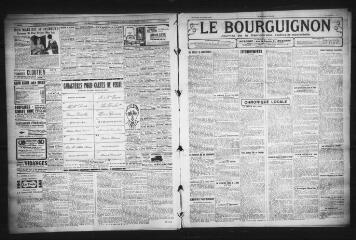 3 vues - Le Bourguignon : journal de la démocratie radicale-socialiste, n° 7, mercredi 9 janvier 1929 (ouvre la visionneuse)