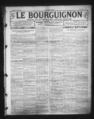 4 vues - Le Bourguignon : journal de la démocratie radicale-socialiste, n° 10, samedi 12 janvier 1929 (ouvre la visionneuse)