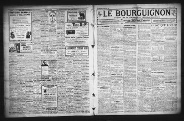 3 vues - Le Bourguignon : journal de la démocratie radicale-socialiste, n° 19, mercredi 23 janvier 1929 (ouvre la visionneuse)