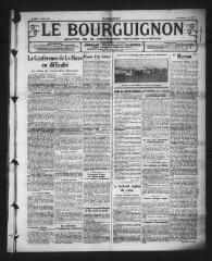 4 vues - Le Bourguignon : journal de la démocratie radicale-socialiste, n° 190, samedi 10 août 1929 (ouvre la visionneuse)
