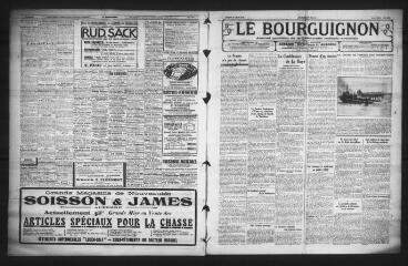 4 vues - Le Bourguignon : journal quotidien de la démocratie radicale-socialiste, n° 203, samedi 24 août 1929 (ouvre la visionneuse)
