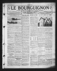 3 vues - Le Bourguignon : journal quotidien de la démocratie radicale-socialiste, n° 217, dimanche 8 septembre 1929 (ouvre la visionneuse)