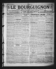 3 vues - Le Bourguignon : journal quotidien de la démocratie radicale-socialiste, n° 234, mercredi 25 septembre 1929 (ouvre la visionneuse)