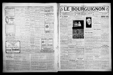 3 vues - Le Bourguignon : journal quotidien de la démocratie radicale-socialiste, n° 11, samedi 11 janvier 1930 (ouvre la visionneuse)