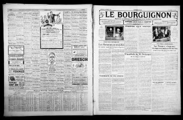 3 vues - Le Bourguignon : journal quotidien de la démocratie radicale-socialiste, n° 43, mercredi 12 février 1930 (ouvre la visionneuse)