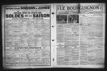 3 vues - Le Bourguignon : journal quotidien de la démocratie radicale-socialiste, n° 183, mercredi 2 juillet 1930 (ouvre la visionneuse)