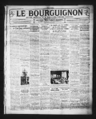 3 vues - Le Bourguignon : journal quotidien de la démocratie radicale-socialiste, n° 267, mercredi 24 septembre 1930 (ouvre la visionneuse)