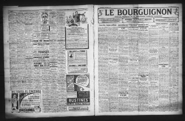3 vues - Le Bourguignon : journal quotidien de la démocratie radicale-socialiste, n° 281, mercredi 8 octobre 1930 (ouvre la visionneuse)