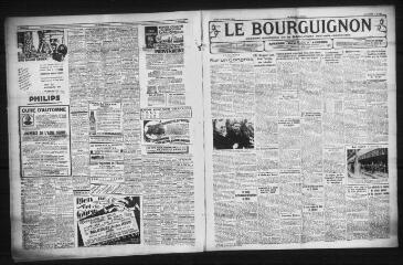 3 vues - Le Bourguignon : journal quotidien de la démocratie radicale-socialiste, n° 286, lundi 13 octobre 1930 (ouvre la visionneuse)