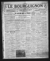 3 vues - Le Bourguignon : journal quotidien de la démocratie radicale-socialiste, n° 294, mardi 21 octobre 1930 (ouvre la visionneuse)