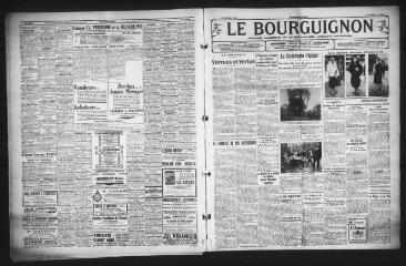 3 vues - Le Bourguignon : journal quotidien de la démocratie radicale-socialiste, n° 296, jeudi 23 octobre 1930 (ouvre la visionneuse)