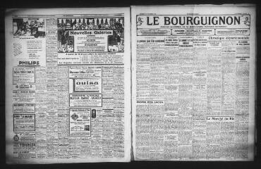3 vues - Le Bourguignon : journal quotidien de la démocratie radicale-socialiste, n° 353, vendredi 19 décembre 1930 (ouvre la visionneuse)