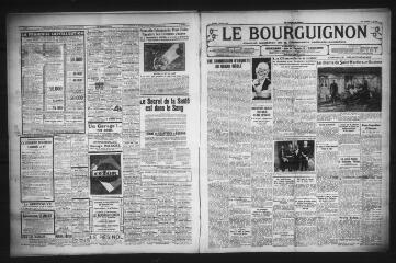 3 vues - Le Bourguignon : journal quotidien de la démocratie radicale-socialiste, n° 62, mardi 3 mars 1931 (ouvre la visionneuse)