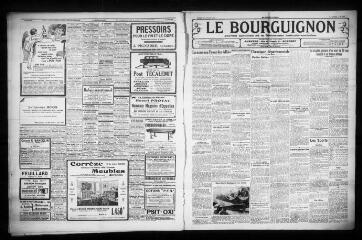 3 vues - Le Bourguignon : journal quotidien de la démocratie radicale-socialiste, n° 199, samedi 18 juillet 1931 (ouvre la visionneuse)