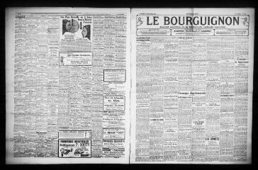 3 vues - Le Bourguignon : journal quotidien de la démocratie radicale-socialiste, n° 247, vendredi 4 septembre 1931 (ouvre la visionneuse)